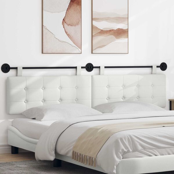 vidaXL Cabecera Colgante Montaje en la pared Cuero sint&eacute;tico