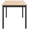 vidaXL Mesa de Comedor Natural 180 x 90 x 75 cm Madera de pino macizo