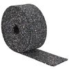 vidaXL Rollo de gr&aacute;nulos de caucho Negro 500 x 10 x 1 cm Goma