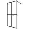 vidaXL Mampara de ducha vidrio templado esmerilado 118x190 cm