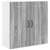 vidaXL Armario de Pared PORTO Gris Sonoma 80 x 31 x 80 cm