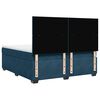 vidaXL Cama box spring con colch&oacute;n terciopelo azul 180x200 cm