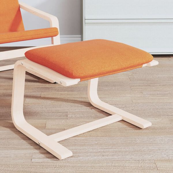 vidaXL Reposapi&eacute;s de tela amarillo oscuro 51x41x40 cm