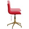 vidaXL Sillas de comedor giratorias 4 uds terciopelo rojo vino tinto