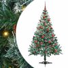 vidaXL &Aacute;rbol de Navidad artificial Verde 150 cm PVC y acero