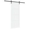 vidaXL Puerta Corredera 93 x 232 cm Madera de ingenier&iacute;a