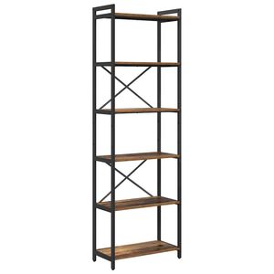 vidaXL Estante de libros 60 x 30 x 189,5 cm Madera de ingenier&iacute;a