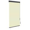 vidaXL Estor enrollable de exterior color crema 100x250 cm