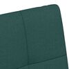vidaXL Sillas de Comedor con Ruedas 2 pcs Verde oscuro 58 x 65 x 94 cm