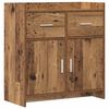 vidaXL Aparador Madera envejecida 75 x 36 x 80 cm Madera de ingenier&iacute;a
