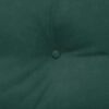 vidaXL Coj&iacute;n de Espalda Verde oscuro 100 x 24 x 50 cm Terciopelo