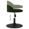 vidaXL Sillas de comedor giratorias 4 uds terciopelo verde oscuro