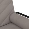 vidaXL Sofá cama con reposabrazos tela gris taupe