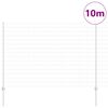 vidaXL Valla con Poste Plateado 1,6 x 10 m Acero