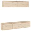 vidaXL Conjunto de muebles de TV 5 piezas madera maciza de pino