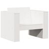 vidaXL Sof&aacute; de jard&iacute;n madera maciza de pino blanco 79x60x62 cm