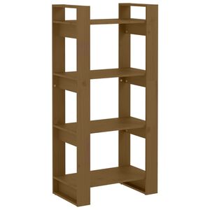 vidaXL Estanter&iacute;a/divisor de espacios madera marr&oacute;n miel 60x35x125 cm