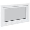 vidaXL Ventana de sótano "RISOR" 100x50 cm oscilobatiente DIN izquierda blanca