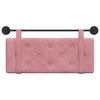 vidaXL Cabecera Colgante Rosa 110 x 55 x 5 cm Terciopelo
