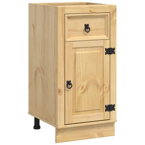 vidaXL Armario SKI Marr&oacute;n Miel 40 x 46 x 81,5 cm Madera de pino macizo