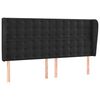 vidaXL Cama box spring colch&oacute;n y LED terciopelo negro 160x200 cm