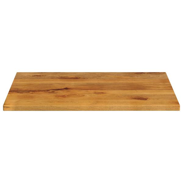 vidaXL Tablero de mesa rectangular madera maciza mango 110x80x2,5 cm