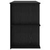 vidaXL Escritorio Roble negro 140 x 50 x 75 cm Madera contrachapada