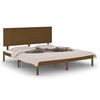 vidaXL Estructura de cama madera maciza de pino marr&oacute;n miel 200x200 cm