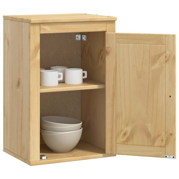vidaXL Armario SKI Marr&oacute;n Miel 60 x 32 x 40 cm Madera de pino macizo