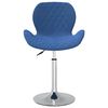 vidaXL Sillas de comedor giratorias 2 uds terciopelo azul