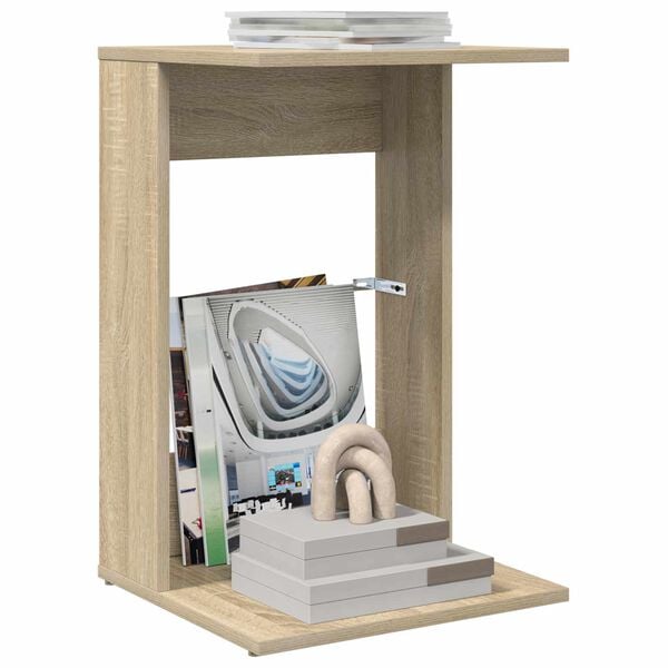 vidaXL Mesa lateral Roble Sonoma 40 x 38 x 62,5 cm