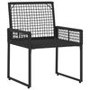 vidaXL Juego de muebles de exterior con coj&iacute;n acero