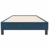 vidaXL Cama box spring sin colch&oacute;n azul oscuro terciopelo 80x220 cm