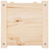 vidaXL Jardineras 2 uds madera maciza de pino 100x31x31 cm