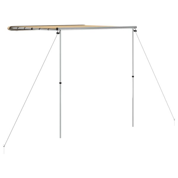 vidaXL Toldo para autocaravanas y caravanas 2,4x2x2,15 m beige