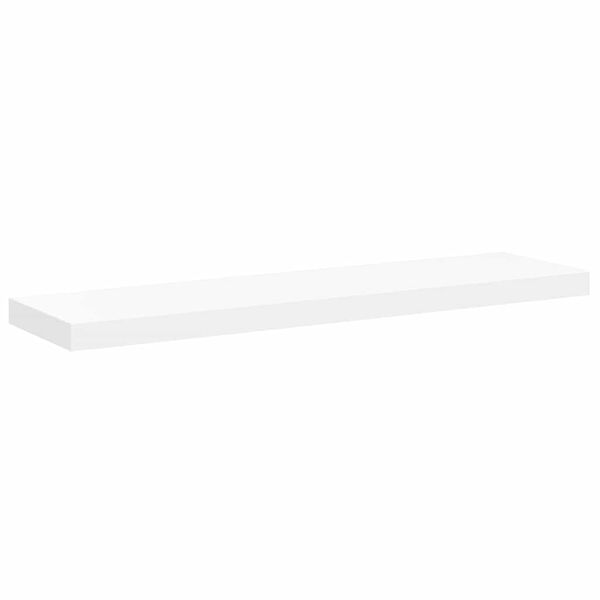 vidaXL Estante flotante de pared MDF blanco 90x23,5x3,8 cm