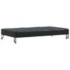 vidaXL Cubierta de Mesa Liso Negro 122 x 72 x 15 cm tela