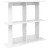 vidaXL Estante de pared Montada en la pared Blanco 80 x 20 x 75 cm