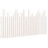 vidaXL Cabecero de cama de pared madera maciza pino blanco 166x3x80 cm