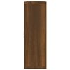 vidaXL Estanter&iacute;a de pared con 8 compartimentos roble marr&oacute;n