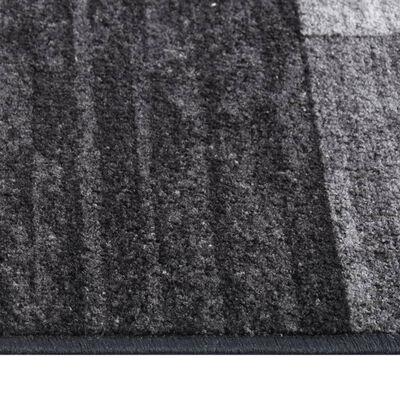vidaXL Alfombra de pasillo antideslizante gris antracita 67x450 cm