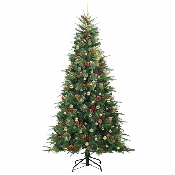 vidaXL &Aacute;rbol de Navidad artificial con ramas articuladas Verde 240 cm
