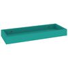 vidaXL Estantes de pared Loggia 4 uds azul MDF 40x15x4 cm