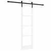 vidaXL Puerta Corredera ORKDAL y Negro 61 x 198,5 cm