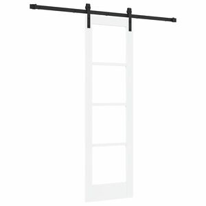 vidaXL Puerta Corredera ORKDAL y Negro 61 x 198,5 cm