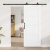 vidaXL Puerta Corredera ORKDAL 83 x 202 cm Madera de pino macizo
