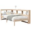 vidaXL Cama con estanter&iacute;a sin colch&oacute;n madera maciza de pino 75x190 cm