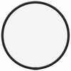 vidaXL Espejo de pared redondo negro &Oslash;20 cm