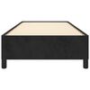 vidaXL Estructura de cama sin colchón terciopelo negro 100x200 cm