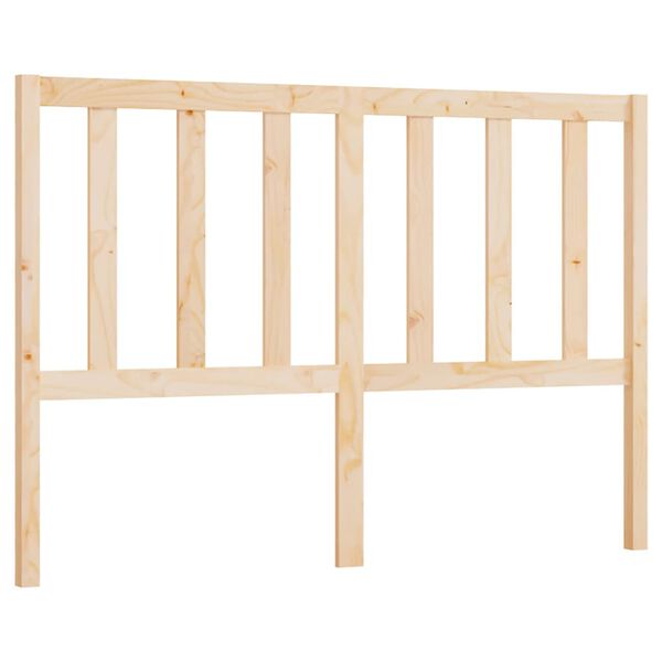 vidaXL Cabecero de cama madera maciza de pino 166x4x100 cm